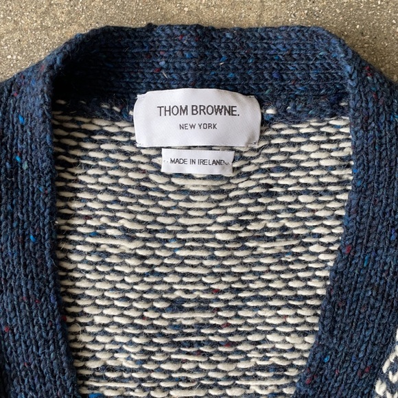 THOM BROWNE WOMENS CARDIGAN SZ 4